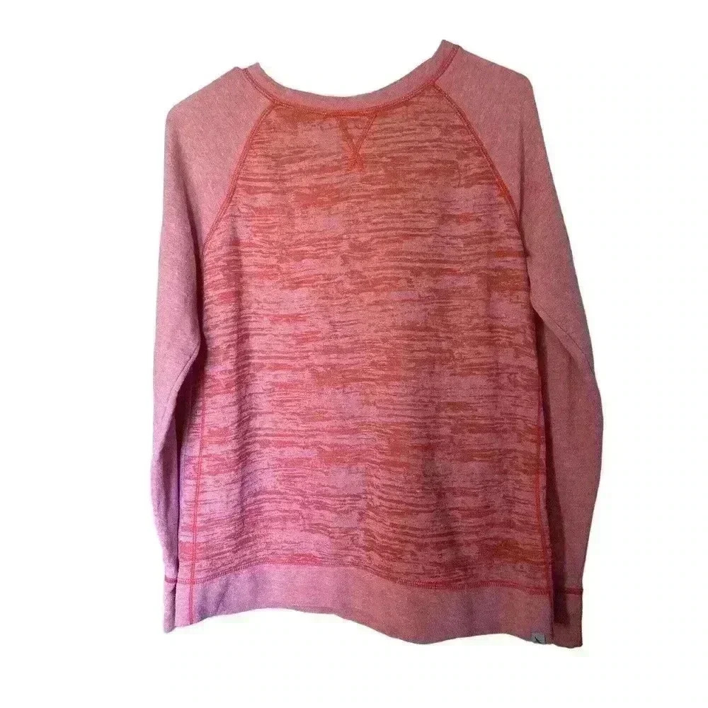 EDDIE BAUER SIZE MEDIUM DARK PEACH COLOR SWEATSHIRT